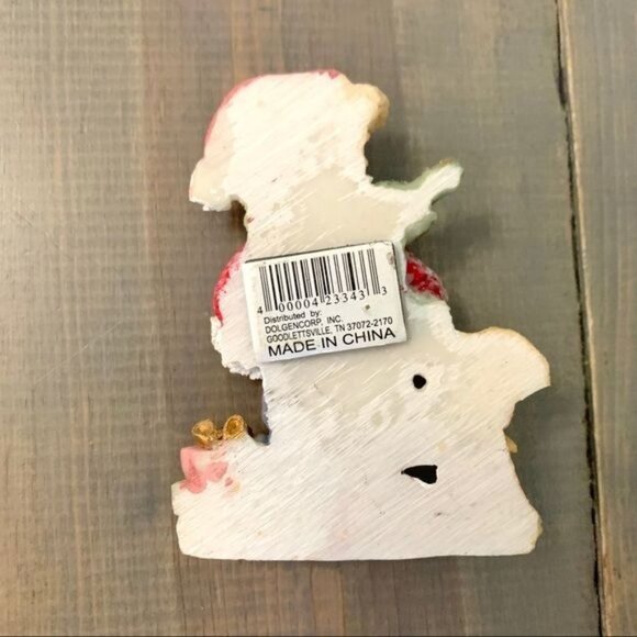 Large Christmas Teddy Bear and Puppy Magnet Holiday Stocking Stuffer Gift - Picture 5 of 5